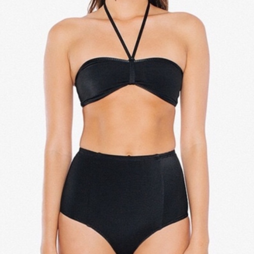 American Apparel High Waisted Bathing Suit Bottoms